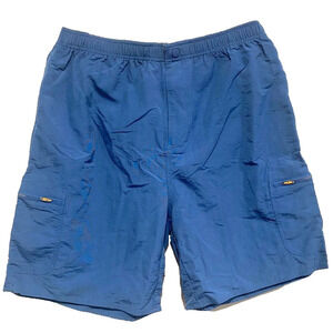 ACTIVE JOE men's trunk / short /bathing suit , blue , men's size large New